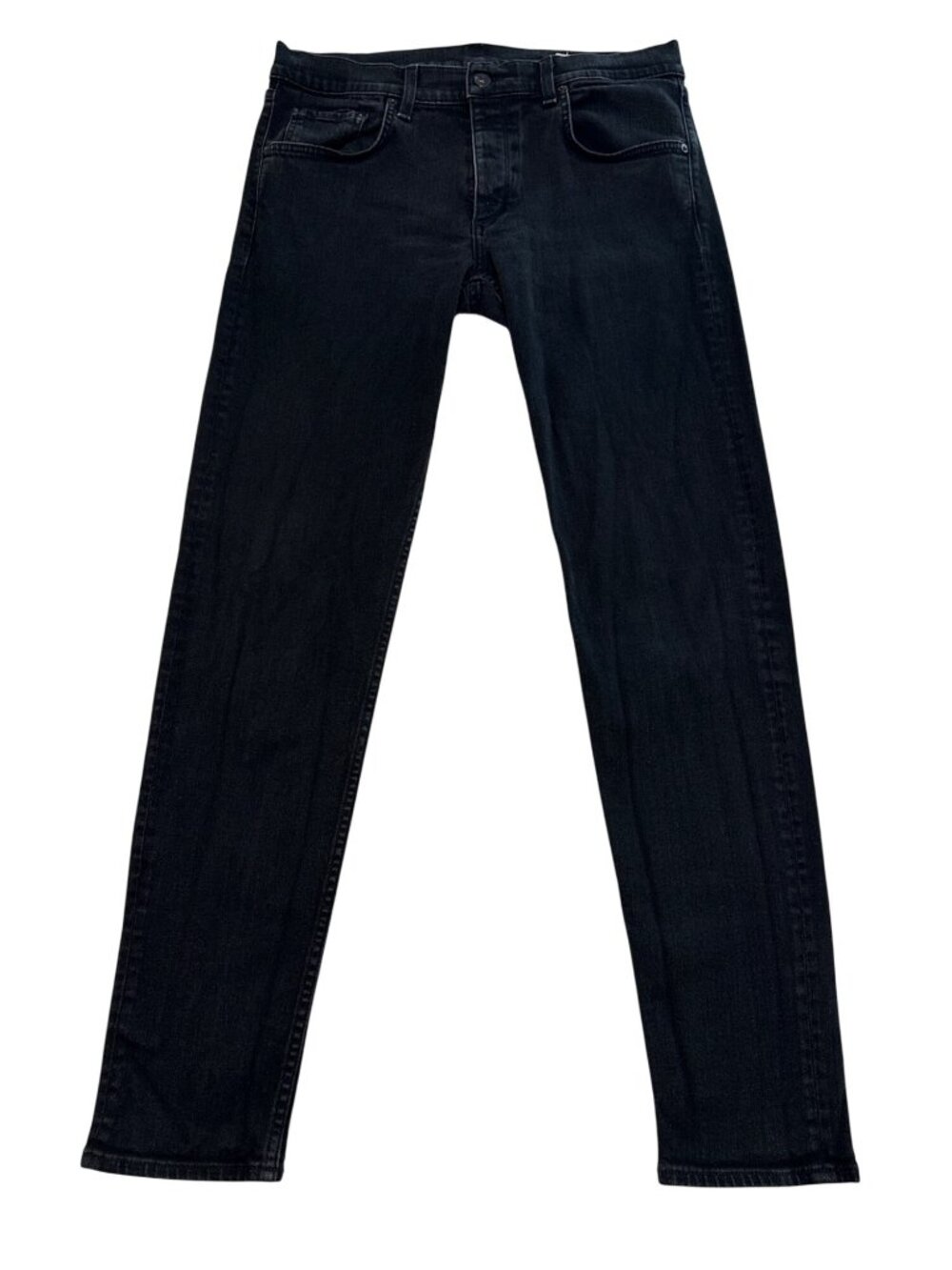 Rag & Bone Mens Extra Slim Fit 1 Black Stretch Denim Jeans Size 36 Made In USA